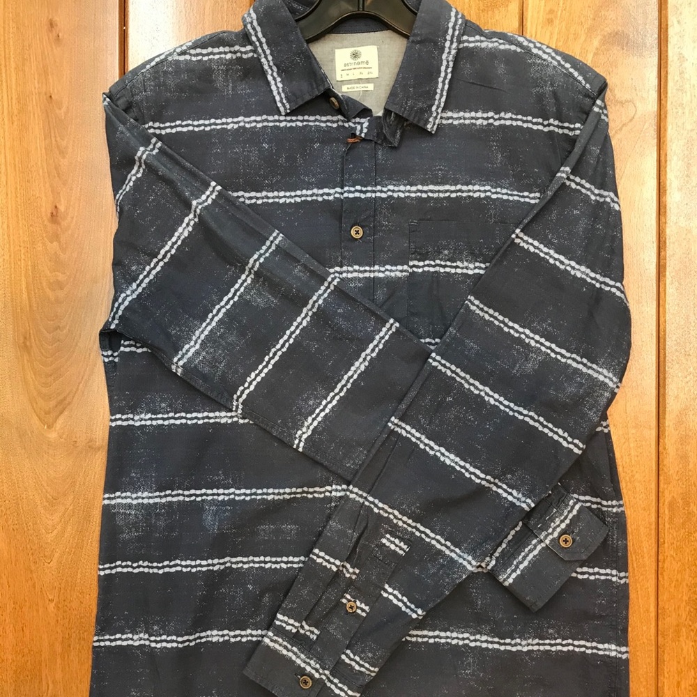 Striped Astrneme Button Up